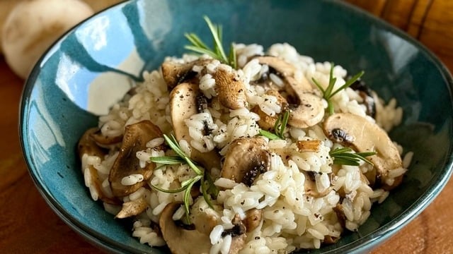 İtalya'dan Geldi: Mantarlı Risotto