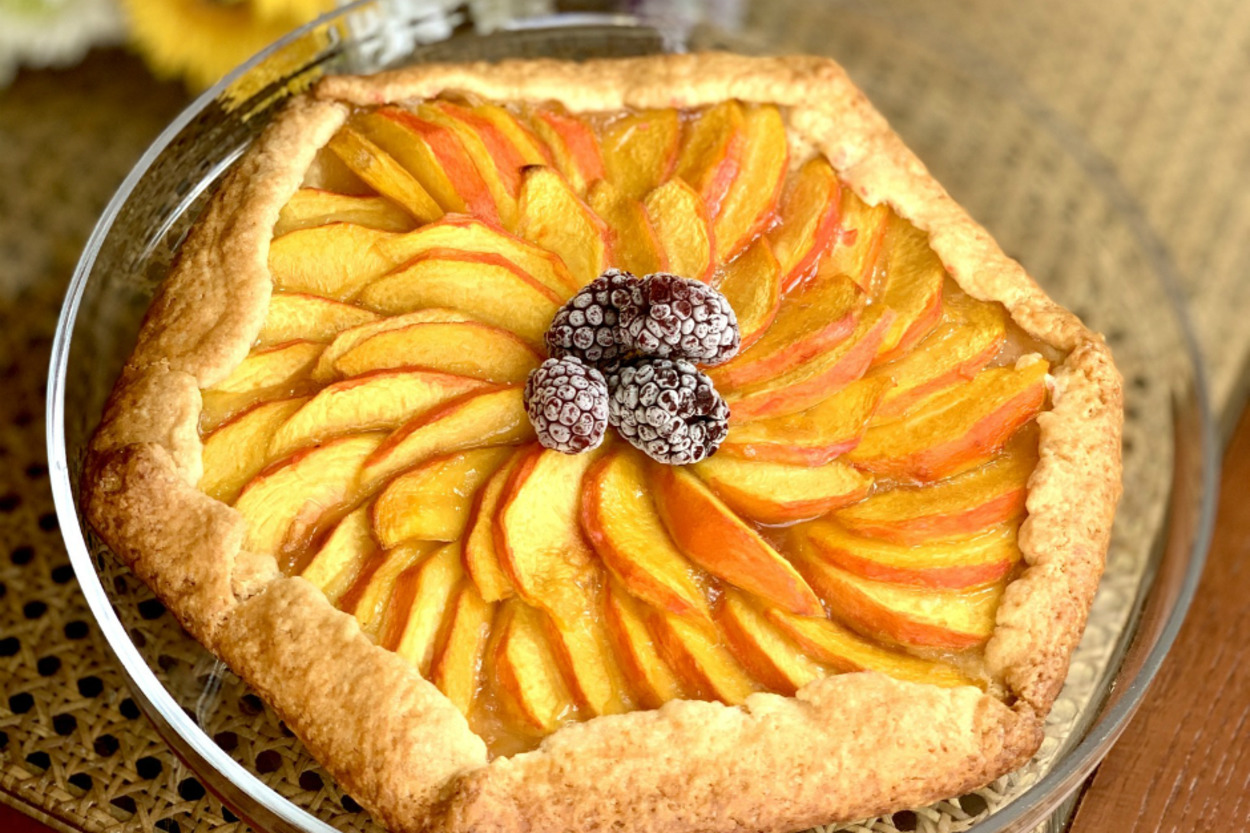 Görsel Şölen: Şeftalili Galette