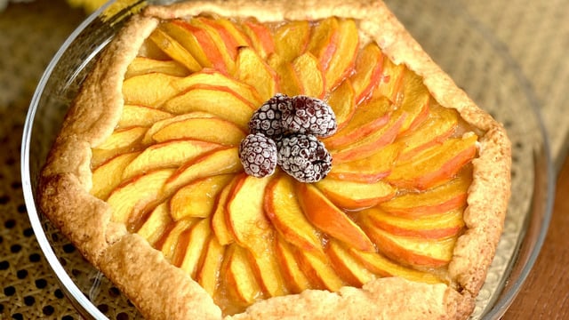 Görsel Şölen: Şeftalili Galette