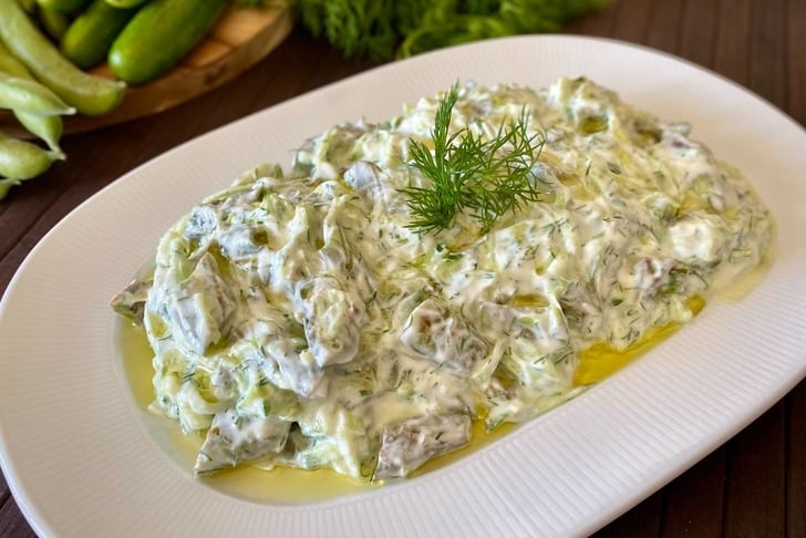Taze Bakla Cacığı Tarifi