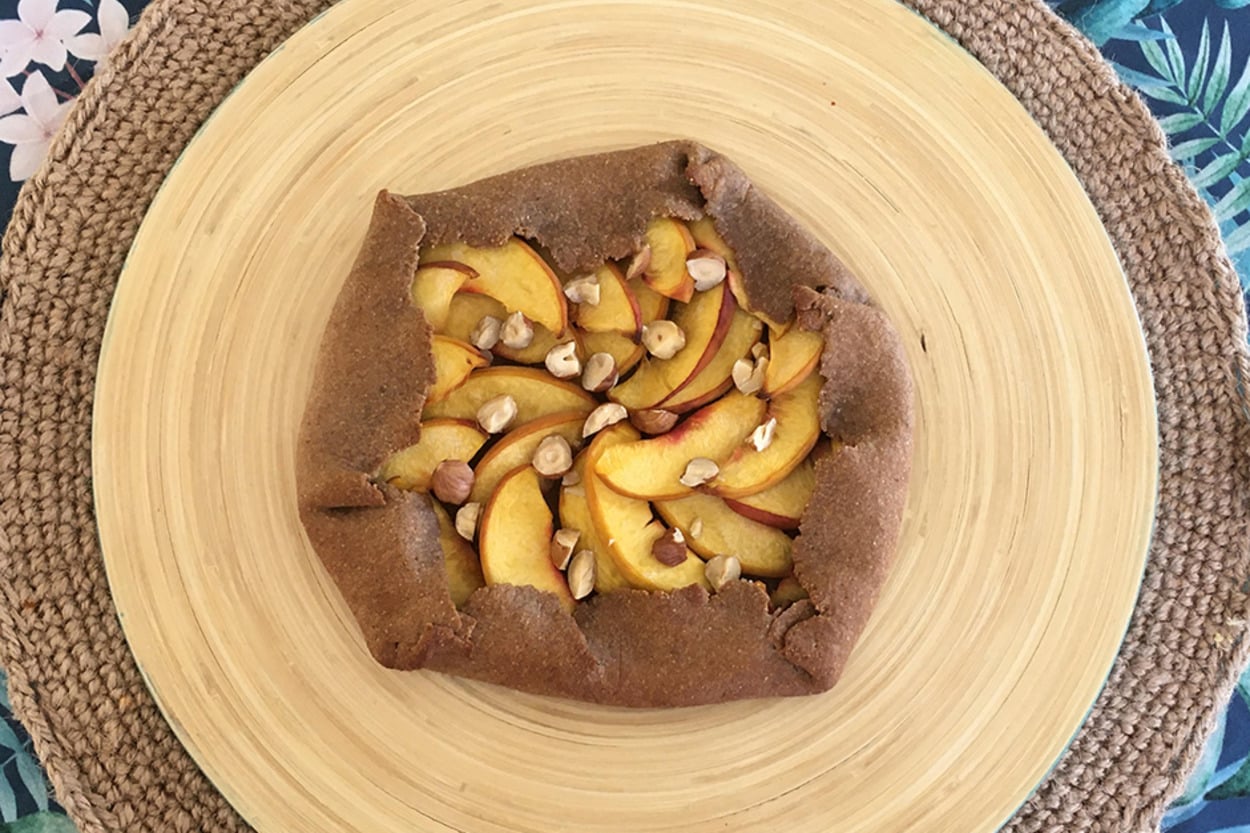 Kıtır Kıtır: Şeftalili Fit Galette