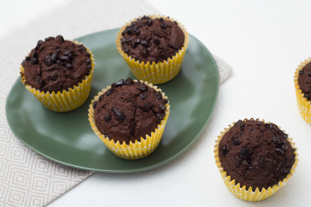Muzlar Değerlendirilsin: Muzlu Kakaolu Muffin