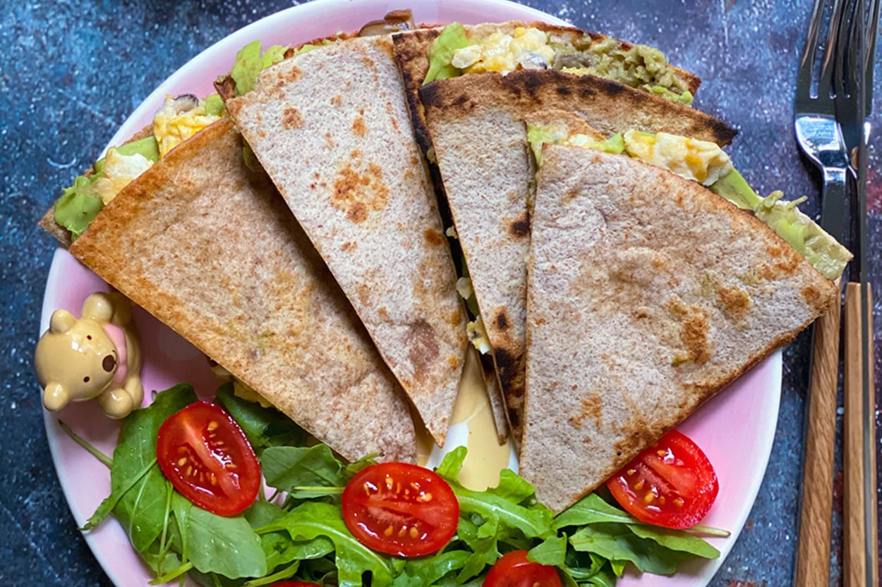 Meksika Mutfağından: Kahvaltılık Quesadillas