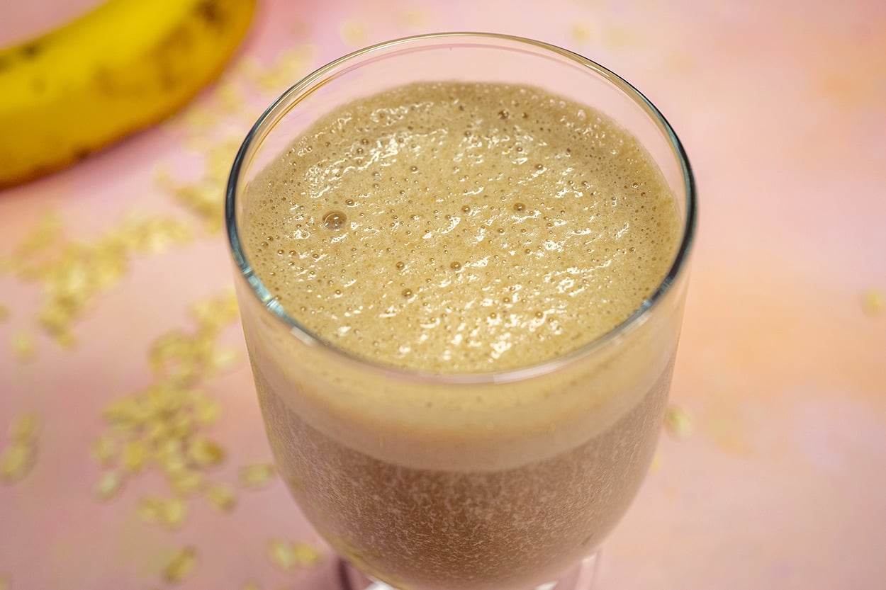 Kıvamı Harika: Kahveli ve Yulaflı Smoothie