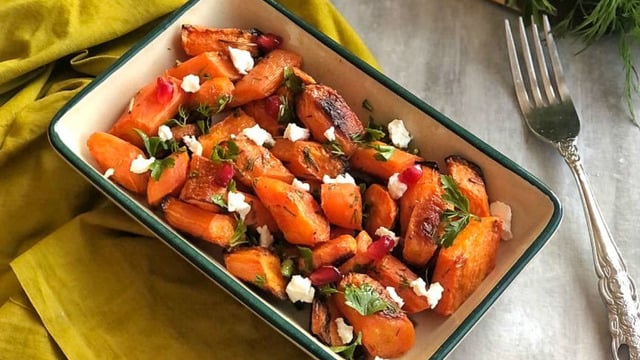 Şahane Görünümüyle: Izgara Havuç Salatası
