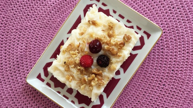 Rafine Şekersiz: Vegan Glutensiz Fit Güllaç