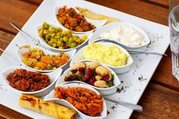Meze ordövr tabağı