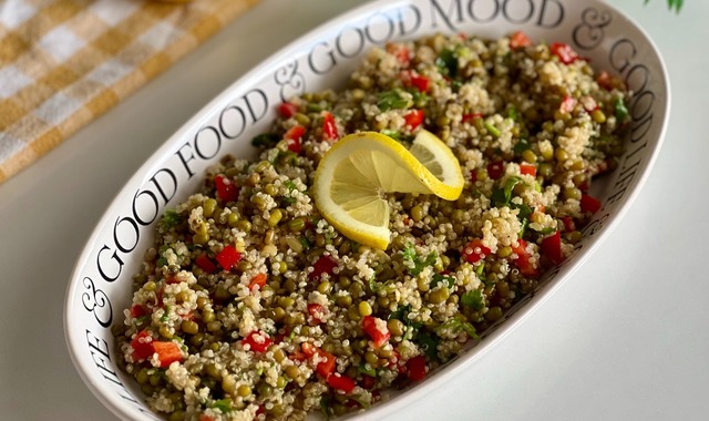 Diyetlerin Lezzeti: Kinoalı Tahıl Salatası