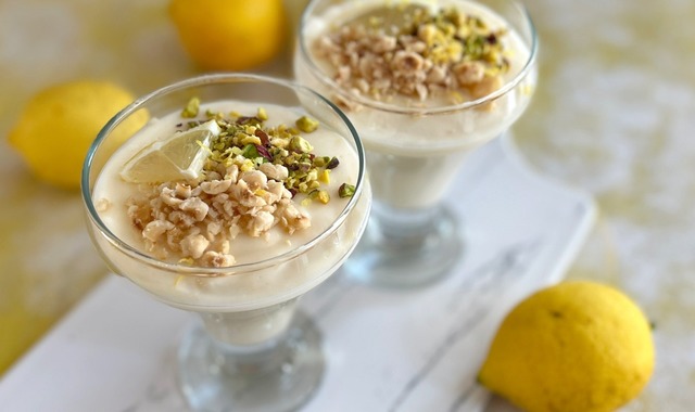 Limon Aromasıyla: Kremalı Muhallebi