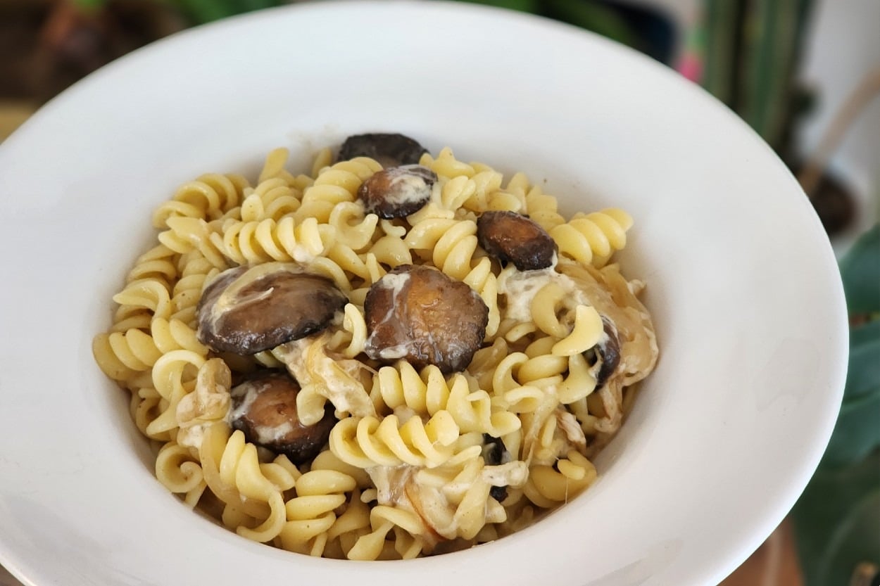 Nefis Oluyor: Mantarlı ve Balzamik Sirkeli Fusilli Makarna