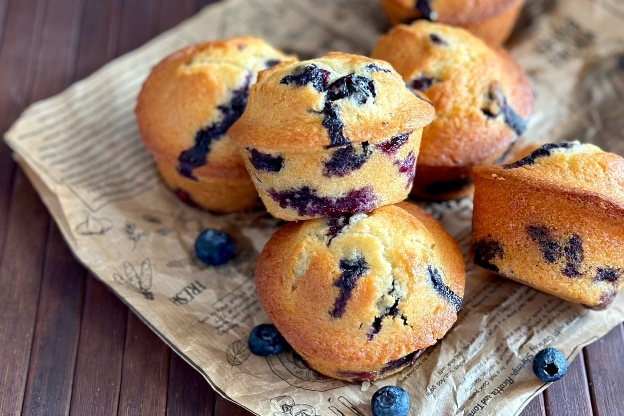 Yumuşacık: Glutensiz Yaban Mersinli Muffin