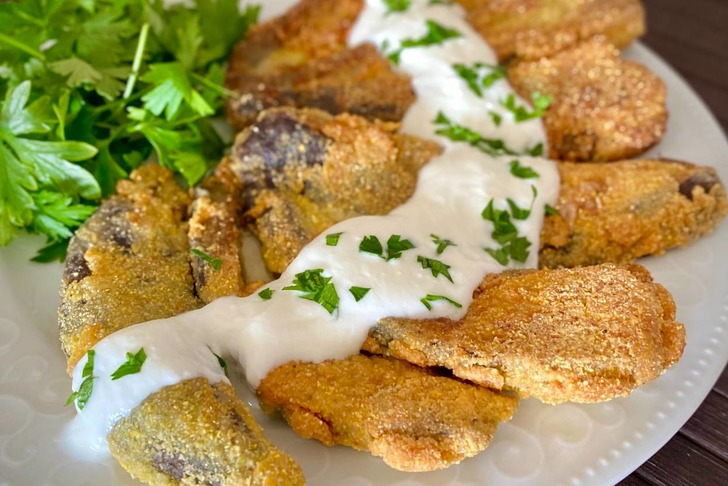 Mısır Unlu Patlıcan Kızartması Tarifi