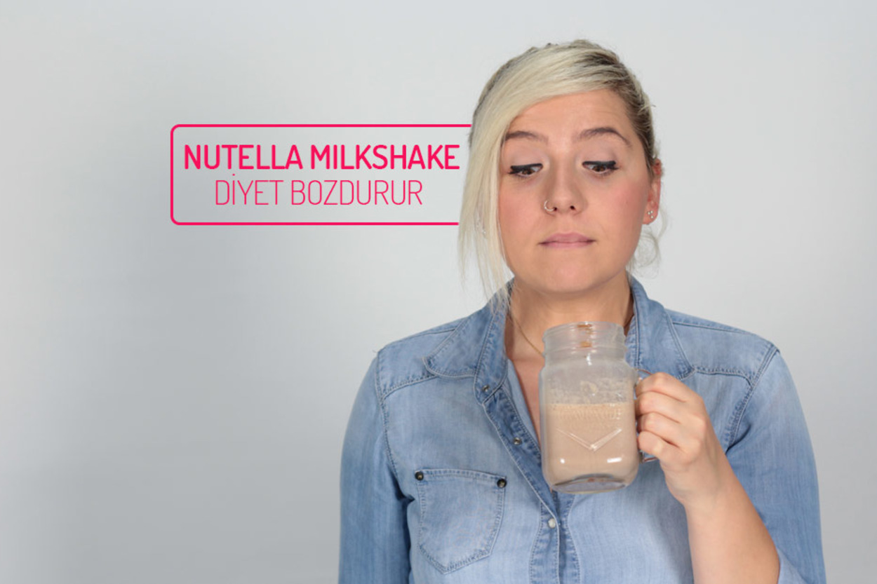 Diyet Bozdurur: Nutella Milkshake [İZLE]