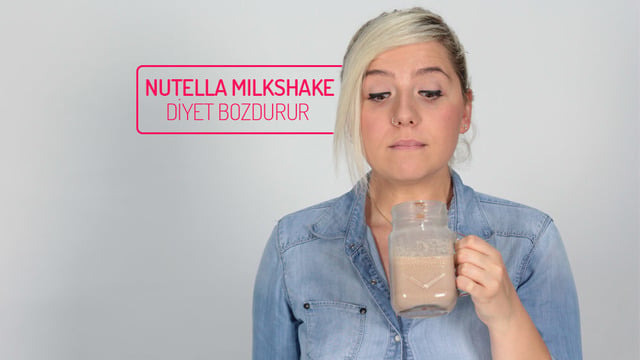 Diyet Bozdurur: Nutella Milkshake [İZLE]