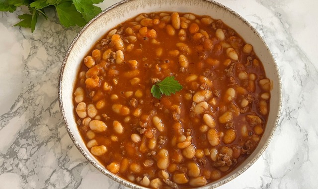 Proteini Bol: Kıymalı Kuru Fasulye