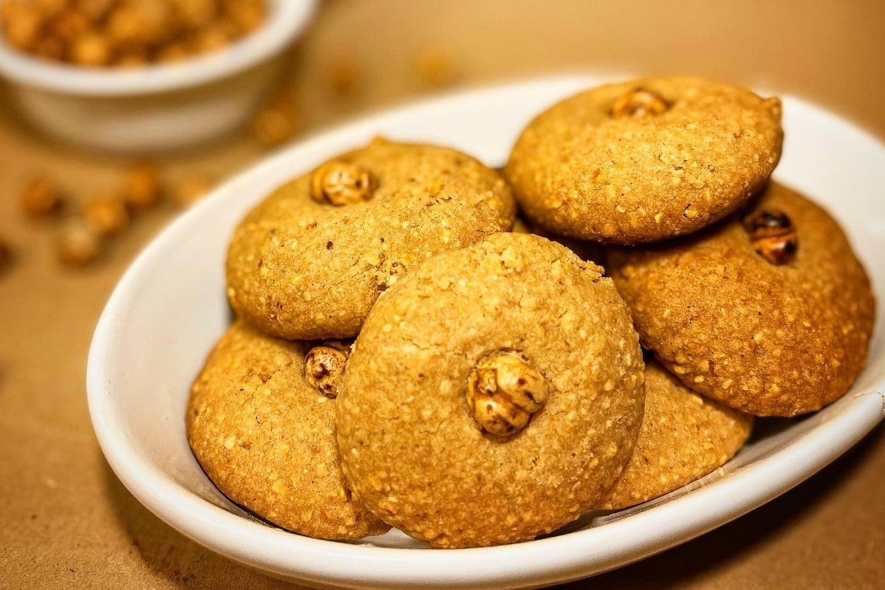 Glutensiz ve Vegan: Leblebi Kurabiyesi