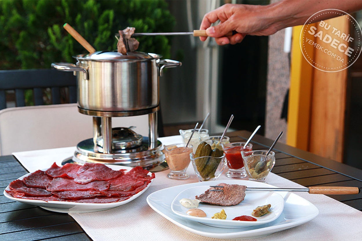 Crepe & Fondue’den: Et Fondü