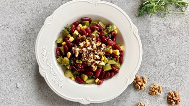 Çabucak Hazır: Meksika Fasulyeli Salata