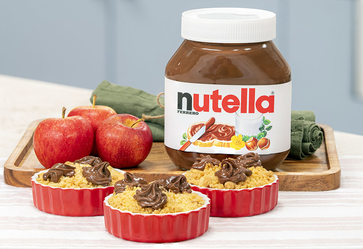 Ağızda Dağılan Hamuruyla: Nutella'lı Elmalı Crumble Tarifi