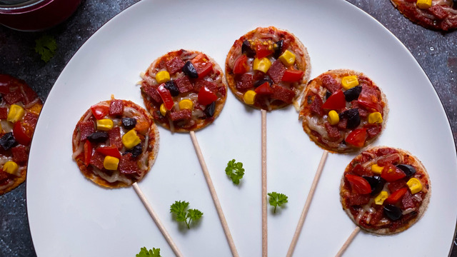 Diyet Dostu: Pizza Lolipopları