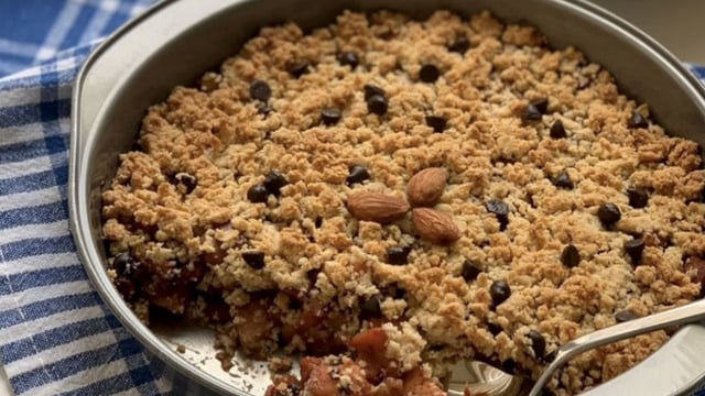 Tatlı İhtiyacını Giderecek: Elmalı Fit Crumble