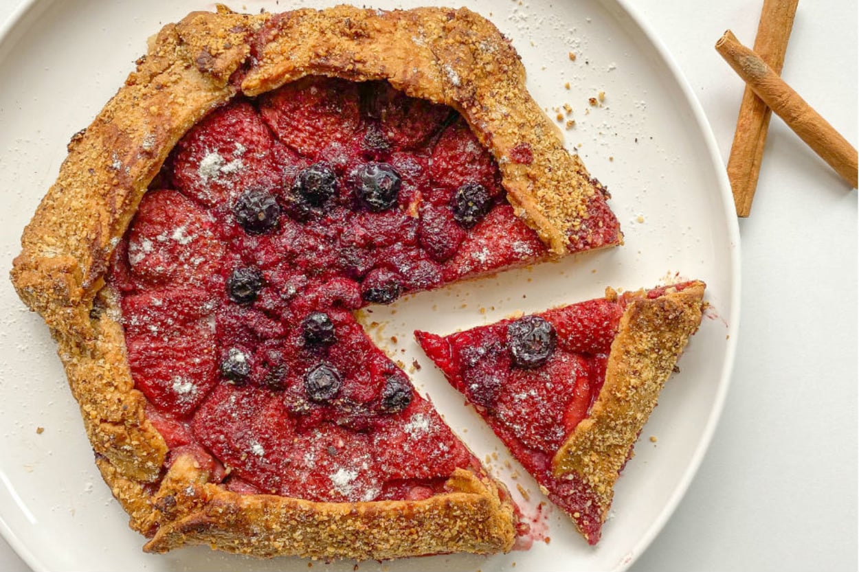 Fit Atıştırmalık: Fındıklı Kırmızı Galette