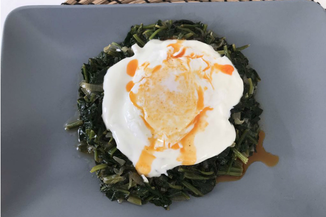 Hem Kahvaltıya Hem Akşam Yemeğine: Yumurtalı Ispanak