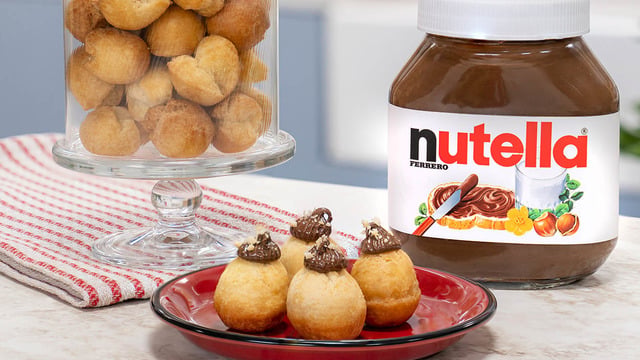 Altın Renginde: Nutella'lı Lokma Tatlısı