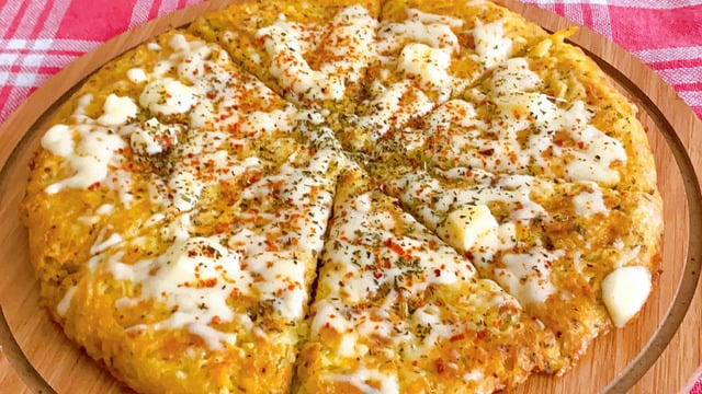 Kısa Sürede Sofrada: Patates Pizza