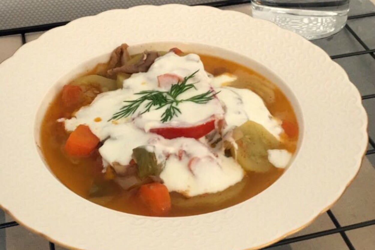 Hem Ana Yemek Hem Meze: Kabak Sinkonta