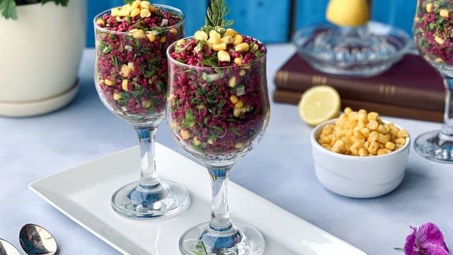 Hem Göze Hem Mideye: Şalgamlı Bulgur Salatası