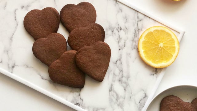 Biscotti Tarzı: Kakaolu Portakallı Kurabiye