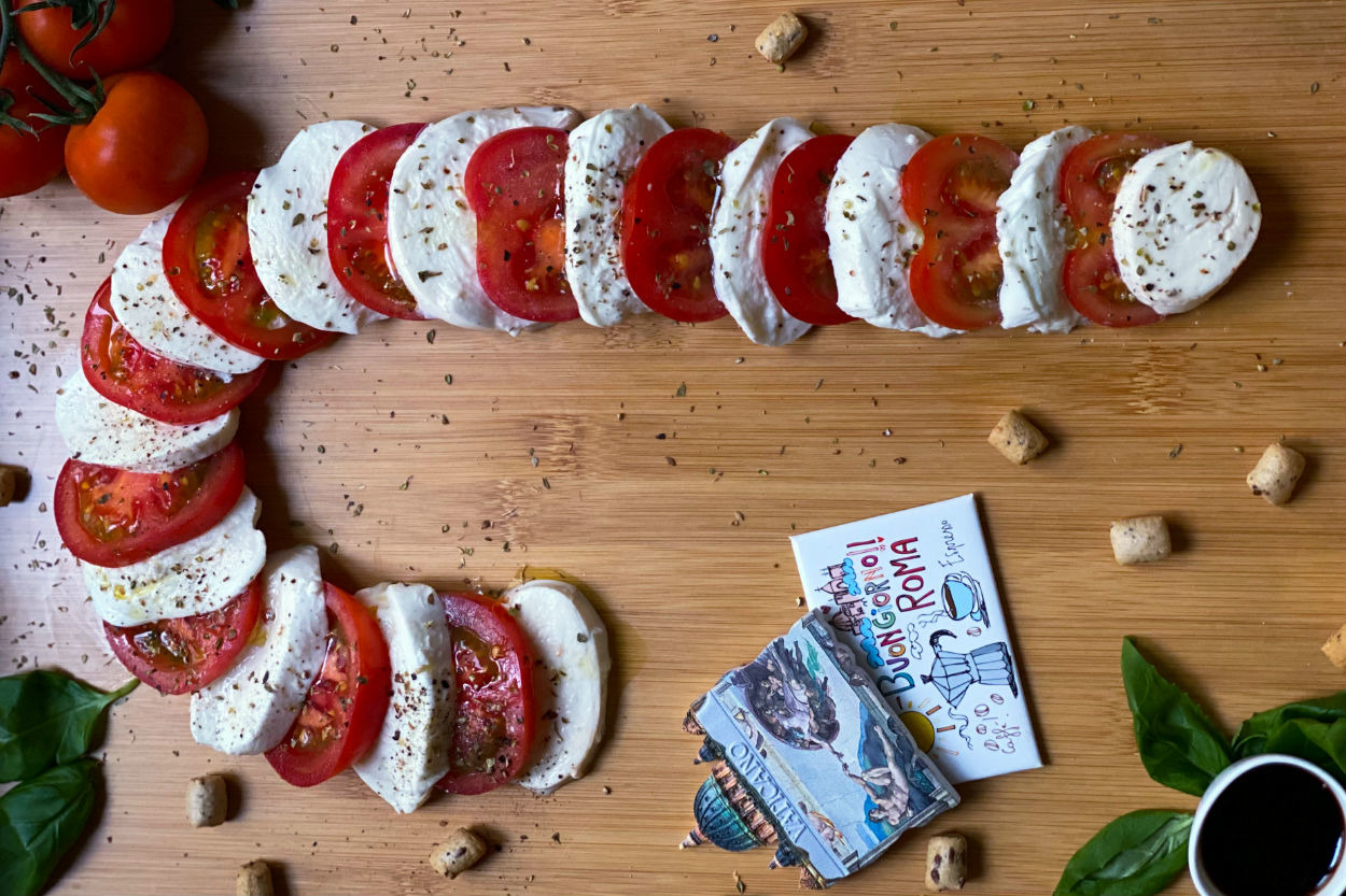İtalya'nın Göz Bebeği: Caprese Baston Şekeri