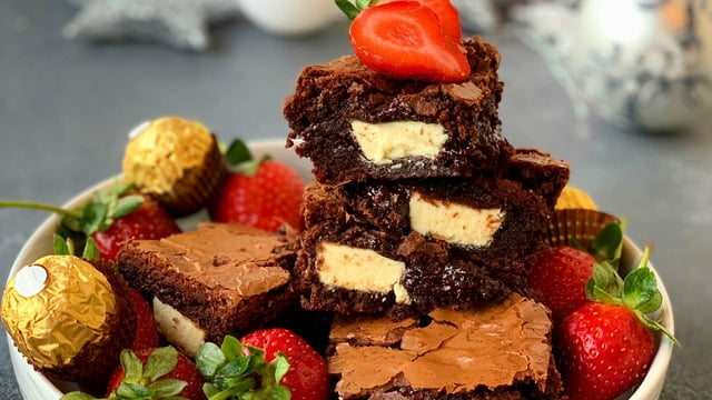 İçi Lezzet Dolu: Beyaz Çikolatalı Brownie