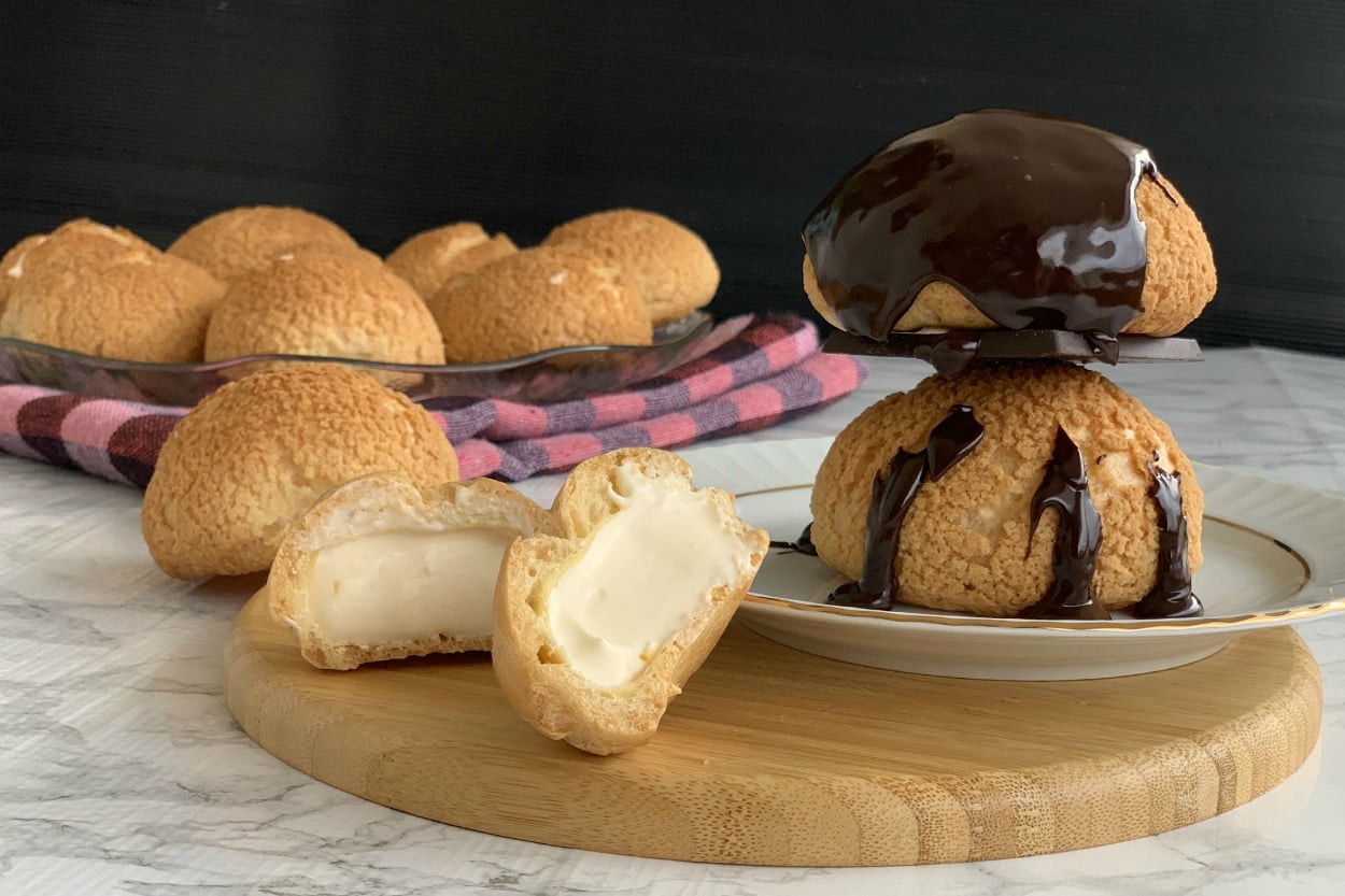 Çıtır Bir Profiterolü Andırır: Choux Craquelin