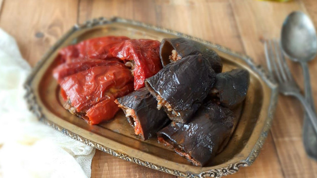 Tadına Doyulmaz: Kuru Patlıcan ve Biber Dolması