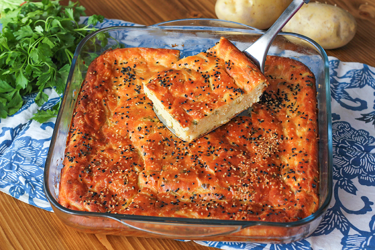 Üstelik Fırında: Börek Tadında Patates Mücveri