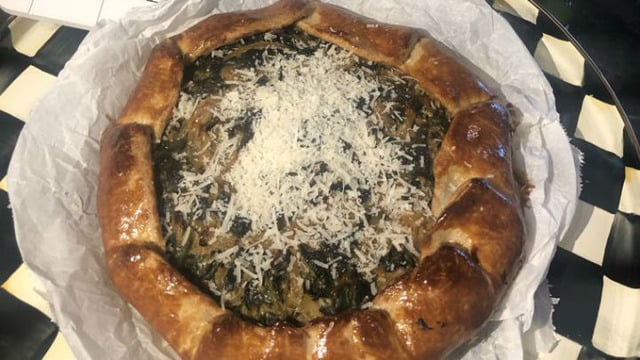 Davet Sofralarına: Ispanaklı&Peynirli Galette
