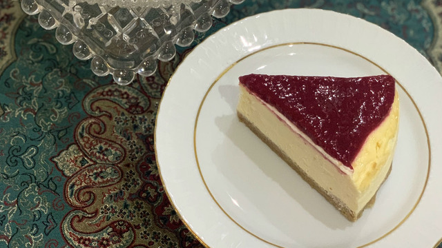 Frambuaz Soslu: New York Cheesecake