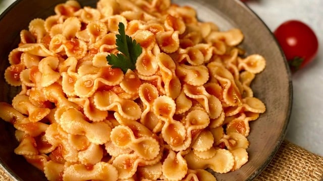Tadına Doyulmaz: Domates Soslu Makarna