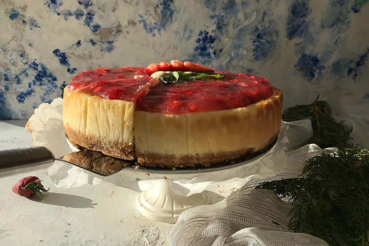 Pembe Gönlüm Sende: Çilekli Cheesecake