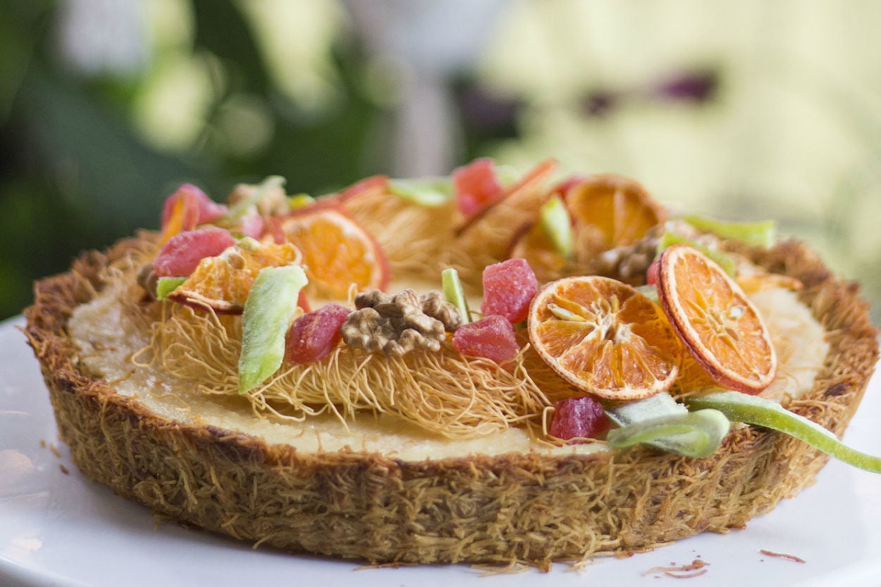 Aroma Dolu: Portakal Kremalı Kadayıf Tart