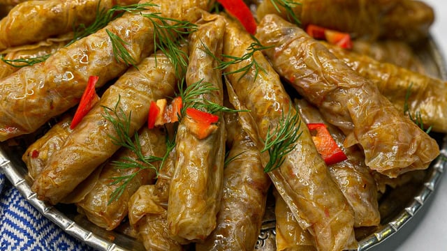 Klasik Lezzet: Beyaz Lahana Sarması