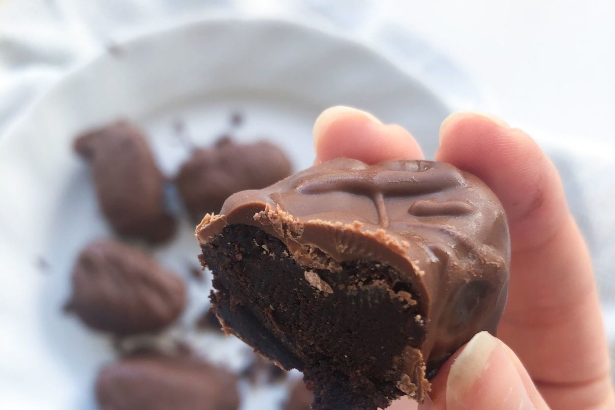 Pişmeden Hazırlanan: Çikolata Kaplı Şekersiz Brownie