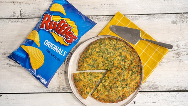 Kıtırlık Kat: Ruffles ile Frittata