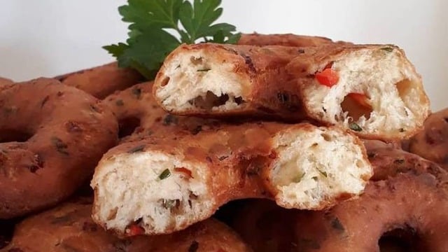 Yağ Çekmeyen: Sebzeli Pişi