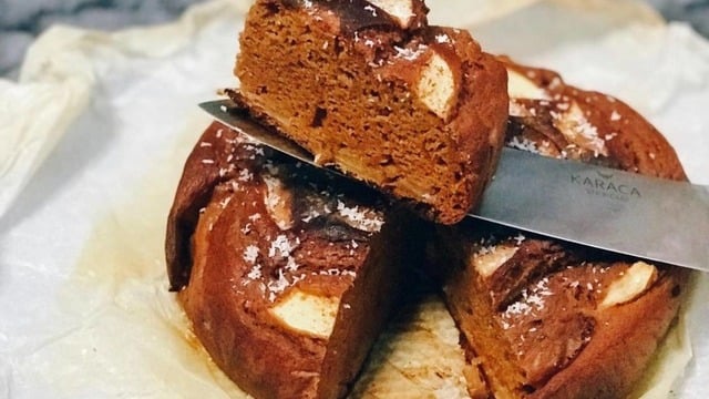 Yulaf Unlu ve Yağsız: Elmalı Fit Kek