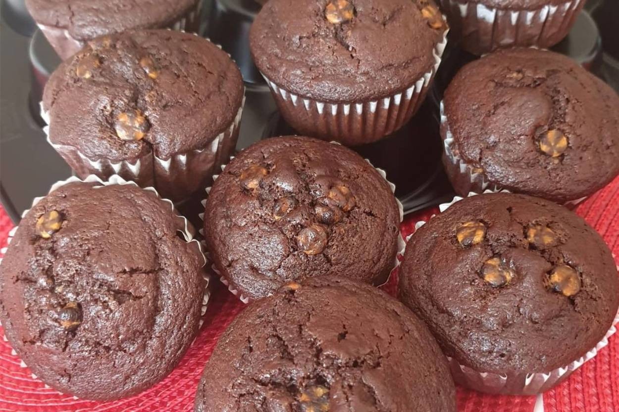 Herkesin Favorisi: Çikolata Dolgulu Muffin