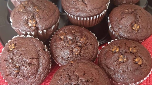 Herkesin Favorisi: Çikolata Dolgulu Muffin