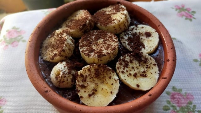 Tiramisu Tadında: Sıcak Yulaf Lapası